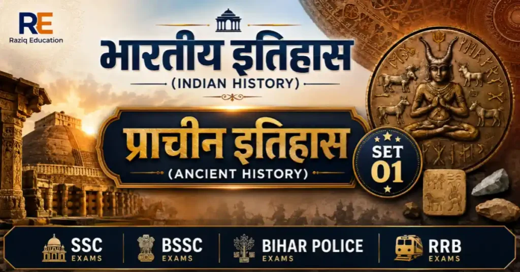 Ancient History PYQ Set 01 Banner - Raziq Education
